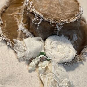 Stylish Brown and Cream Women's Hat